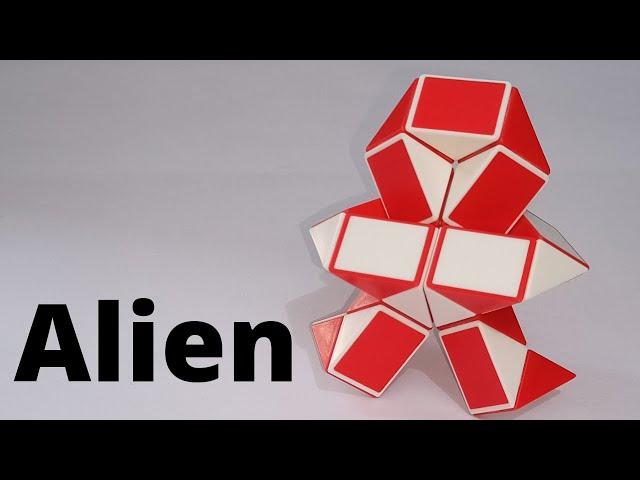 Make a Alien with Snake Cube