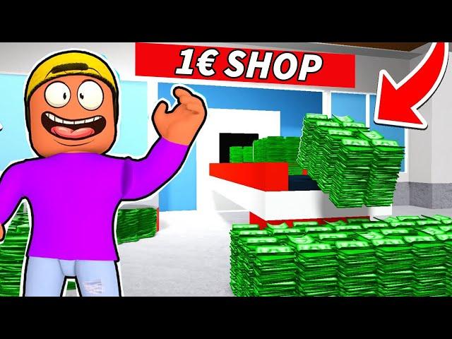 ich eröffne ein 1 EURO SHOP in Roblox SNAPCHAT!