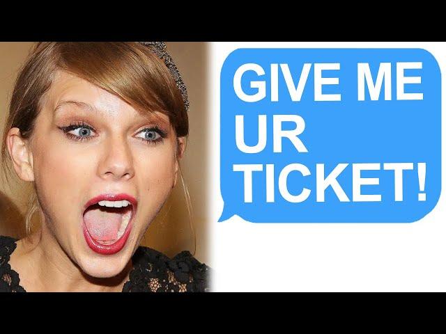 Karen Demands my Taylor Swift Ticket!