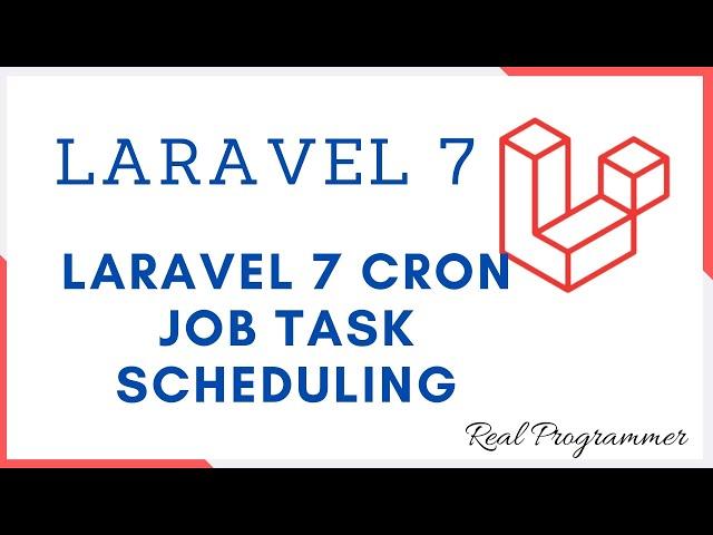 Laravel 7 Cron Job Task Scheduling