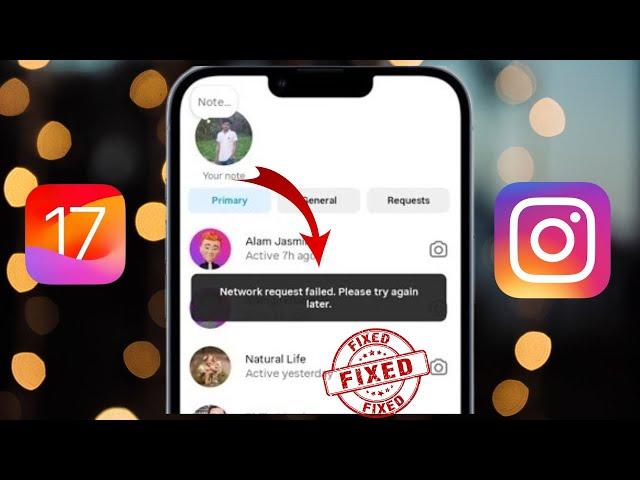 how to fix instagram network request failed please try again later|2024