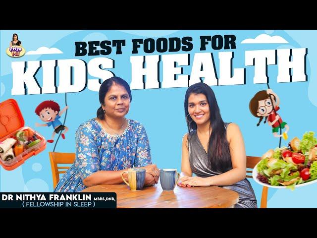 How To Grow and Maintain Our Kids Health - @drnithyaskitchen | Dr Pal & Priya (Tamil)