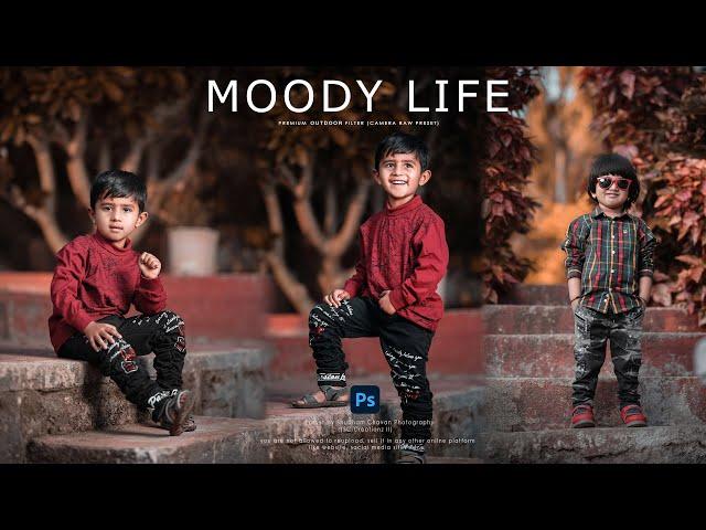 Professional Outdoor Photography Preset | Moody Life | Photoshop Presets l SC Creation II