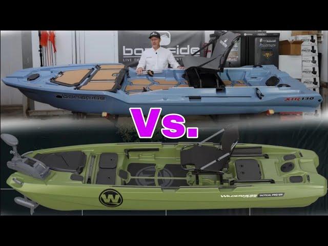 Kayaks are Dead, long live Small Plastic Boats Bonafide XTR 130 vs Wilderness Systems Tactical 128