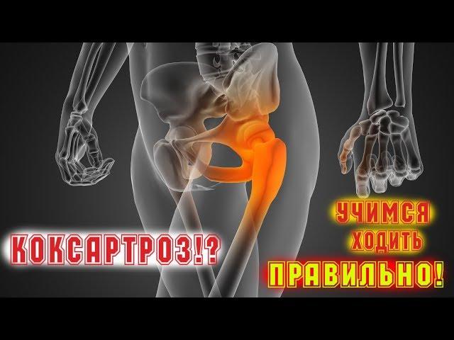 КОКСАРТРОЗ! Учимся ХОДИТЬ ПРАВИЛЬНО! ТРЕНЕР ХАПАЕВ