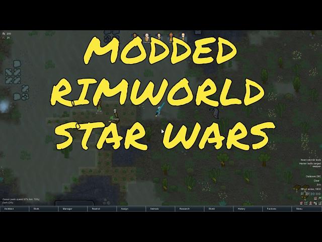 Rimworld Star Wars Mods - A new series episode 1 -  Stars wars modded Rimworld gameplay