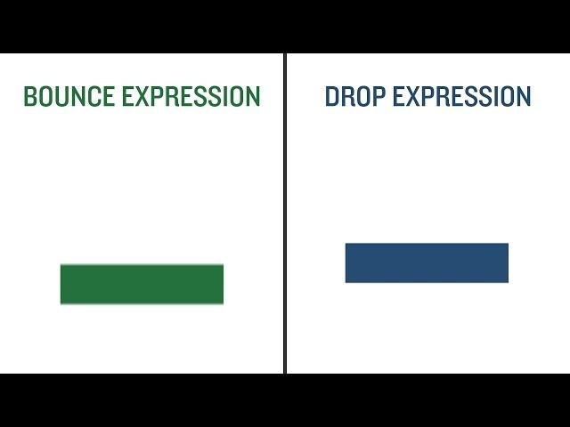 How to create Bounce & Drop Effect using Expressions in After Effects