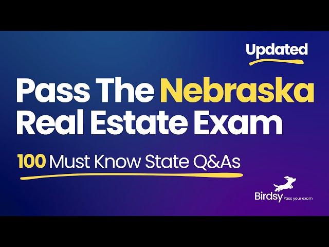 Nebraska Real Estate Exam 2024: 100 Must-Know Questions & Answers