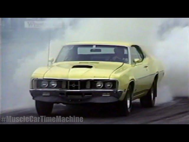 429 Cobra Jet "Cyclone Spoiler" vs Buick 455 GS - 426 Street HEMI - 396 SS (Classic Drags!)