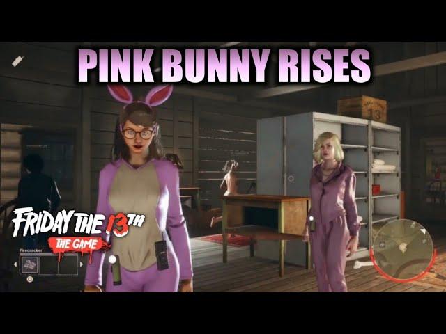 Friday The 13th The Game: Deborah Kim Pink Bunny Gameplay. Halloween DLC