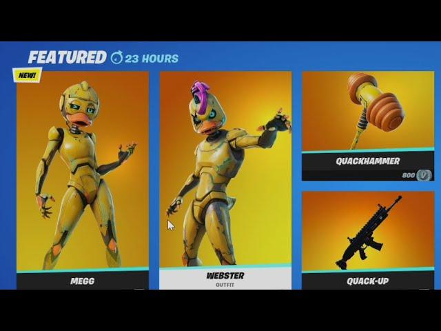 NEW MEGG, WEBSTER Skins in Fortnite Item Shop