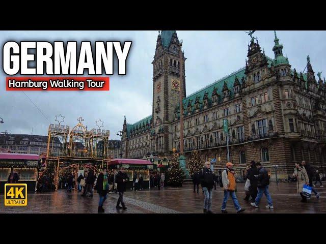 HAMBURG, GERMANY AMAZING WALKING TOUR IN 4K[FULL TOUR]