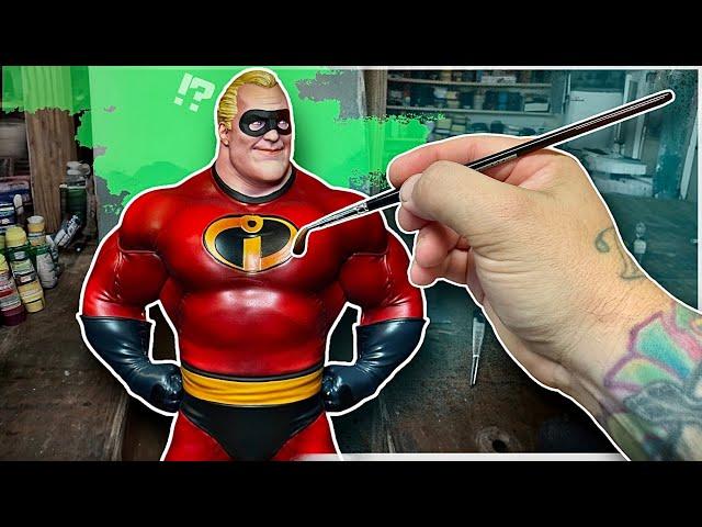 How To Paint 3D Resin Prints - Mr Incredible