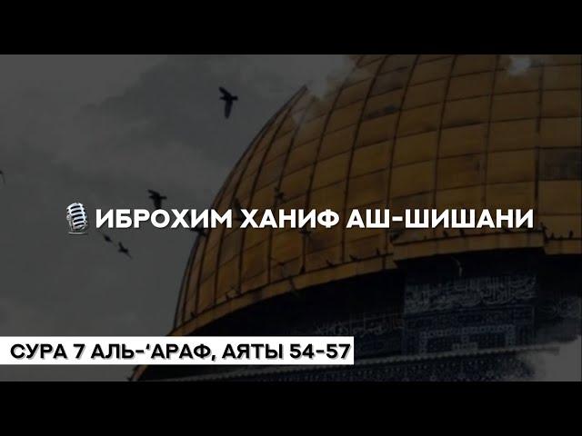 Иброхим Ханиф аш-Шишани. Суры: 7,78,60,9,75,87,61,55,2,82 и азан.