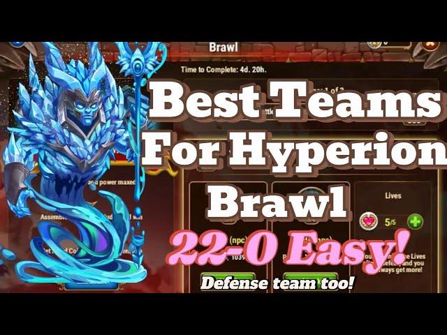 Hyperion Titan Brawl Best Teams. Win ALL Battles. Hero Wars: Dominion Era