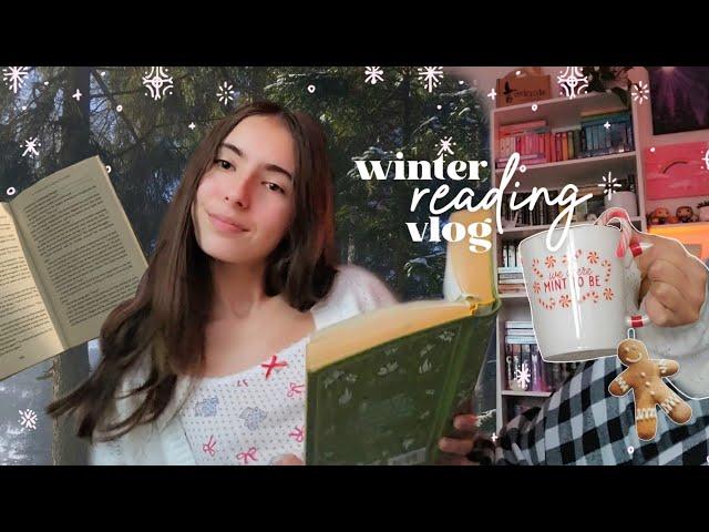 winter reading vlog ‍️ | cozy days, classics, ice bath, homebody diaries, & yummy food