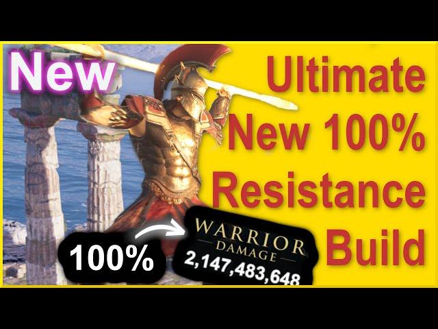 Assassins Creed Odyssey - New Ultimate 100% Resistance Build - 2 Billion Tank Build - Abolish Death!