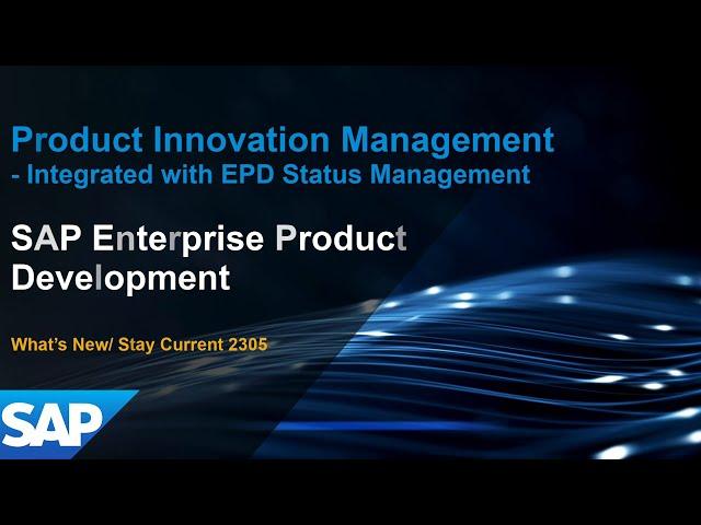 Activation Service for Innovation Management of SAP Enterprise Product Development