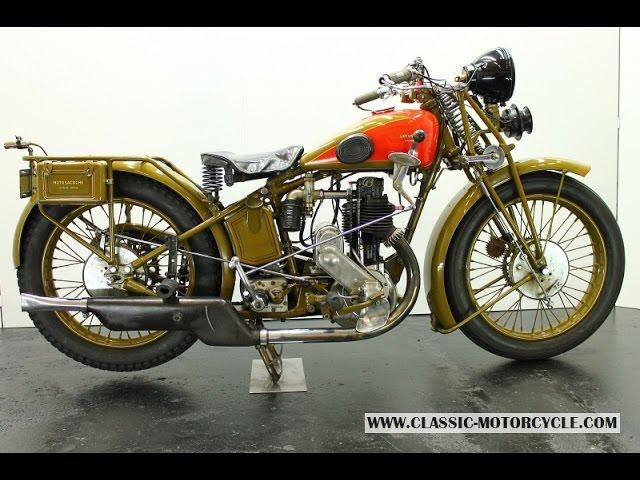 Motosacoche Model 413 1929 600cc - vintage motorcycle - start up