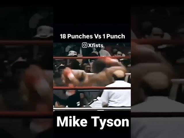 Mike Tyson one panch knockout moment #miketyson#