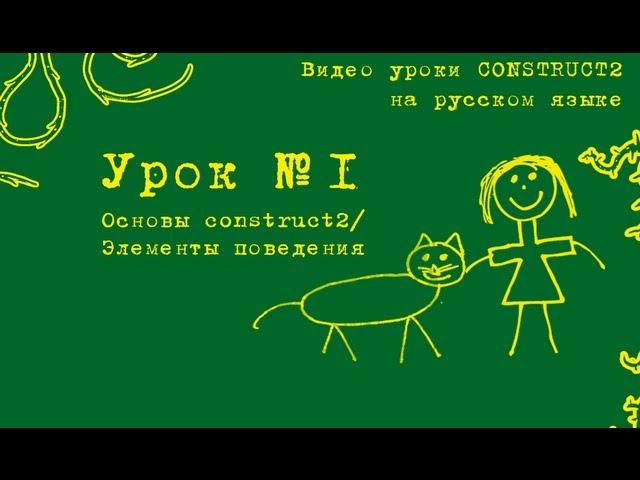 Урок 1. Construct 2 . Создание обьектов и простых поведений.