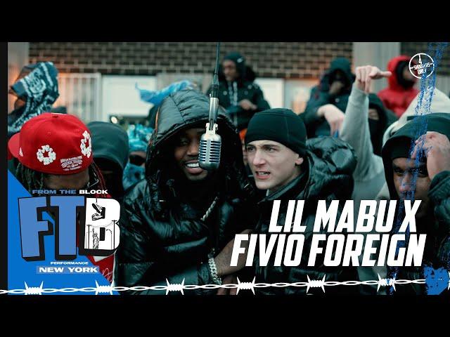 Lil Mabu x Fivio Foreign - TEACH ME HOW TO DRILL | From The Block Performance (New York)