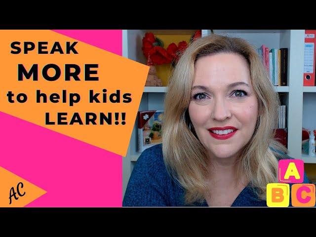 Vocabulary Development In Early Childhood: Speak More To Your Kids!