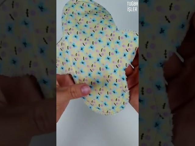 How to Make Reusable Menstrual Pads #shorts
