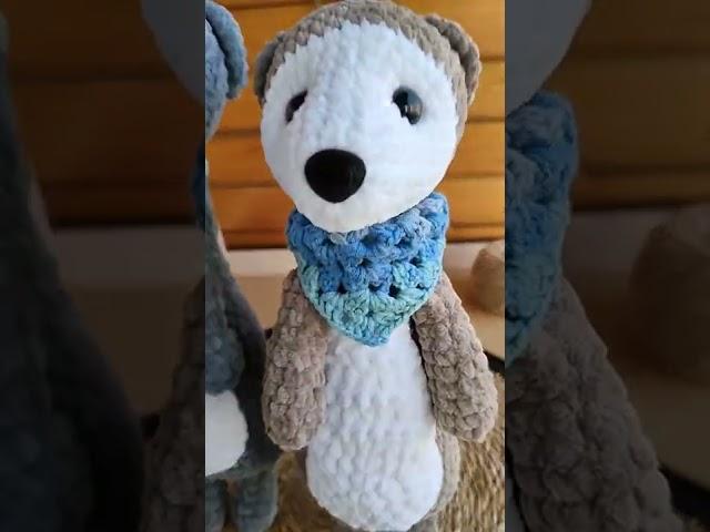 Crochet ferrets stuffed animals amigurumi/ вязаные хорьки