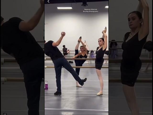 Sassy ballet teacher returns  #balletteacher #shorts #ad