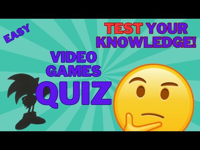 Can You Guess These Games? | Easy Video Game Quiz Challenge!