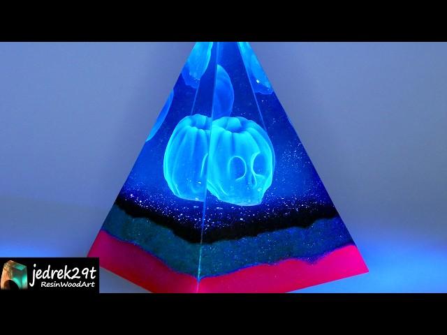 Halloween 3D Hologram Project from Clear Epoxy / RESIN ART