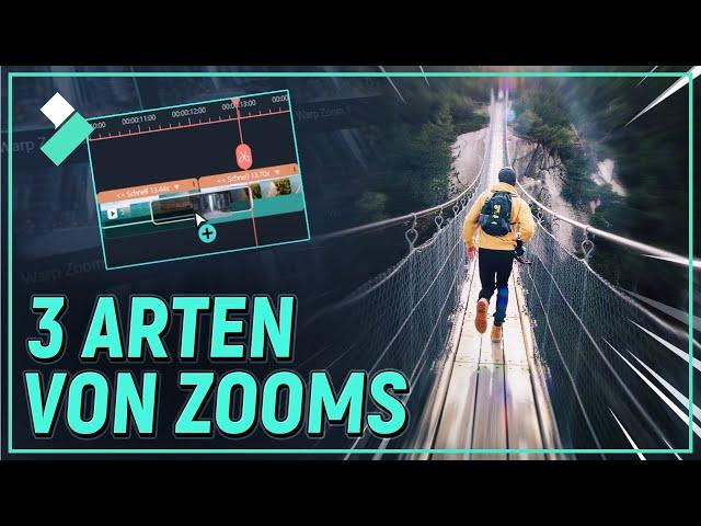 3 Arten von Zooms um die Aufmerksamkeit zu erhöhen | Wondershare Filmora Tutorial