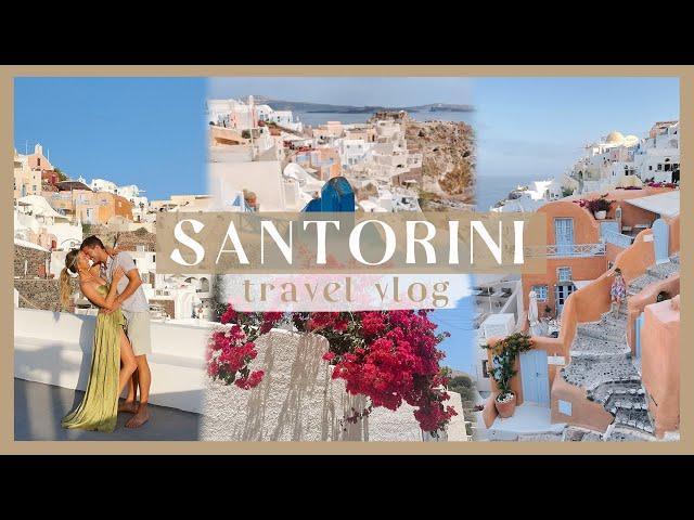 SANTORINI GREECE VLOG | exploring Oia, Ancient Thera, Emporio, Pyrgos, & Red Beach!