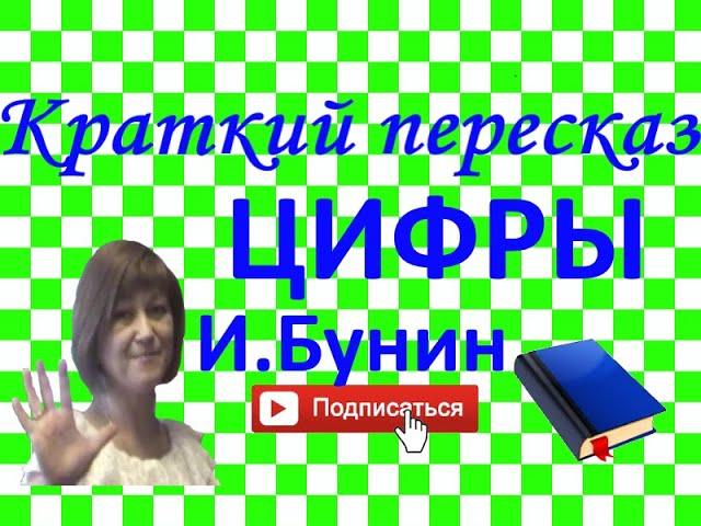 Краткий пересказ И.Бунин "Цифры" по главам