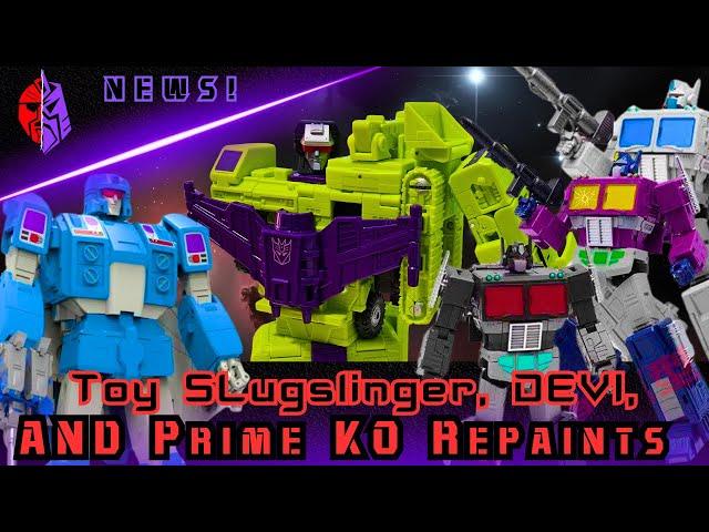 New 86 Prime 'Repaints", Devastator In Hand Images, XTB Toy Slugslinger!!!