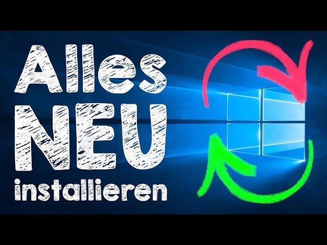 Windows 10 neu installieren  Tutorial: Den Computer neu aufsetzen, ohne CD