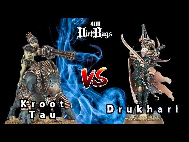 Kroot Tau vs Drukhari  | Pariah Nexus Competitive | Warhammer 40k Battle Report