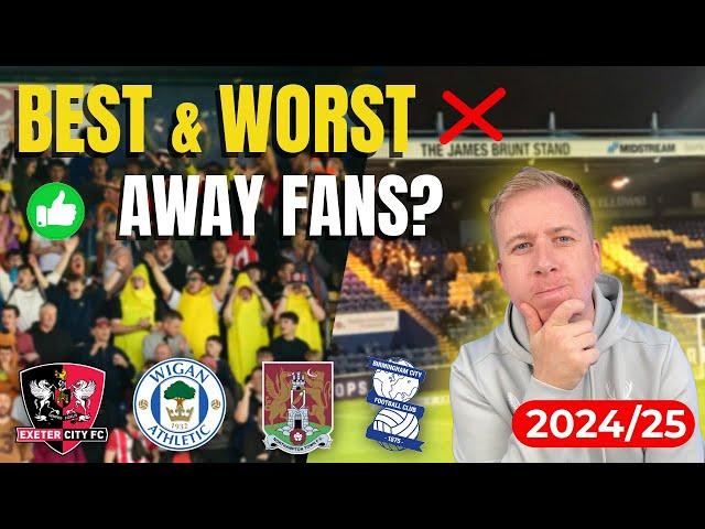  Ranking EVERY League One AWAY Support in 2024/25!