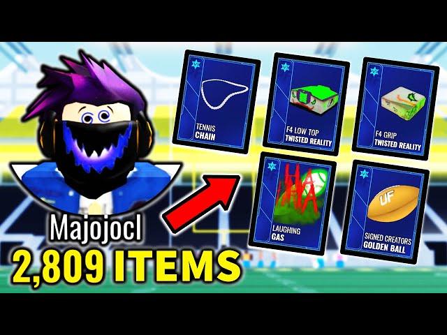 #1 INVENTORY in Ultimate Football! (2809 ITEMS)