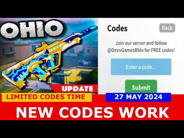 *NEW CODES MAY 27, 2024 * Ohio ROBLOX | LIMITED CODES TIME