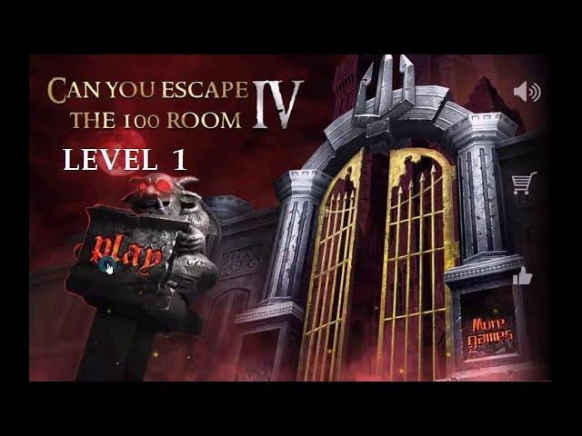Can You Escape The 100 Room 4 level 1 walkthrough.