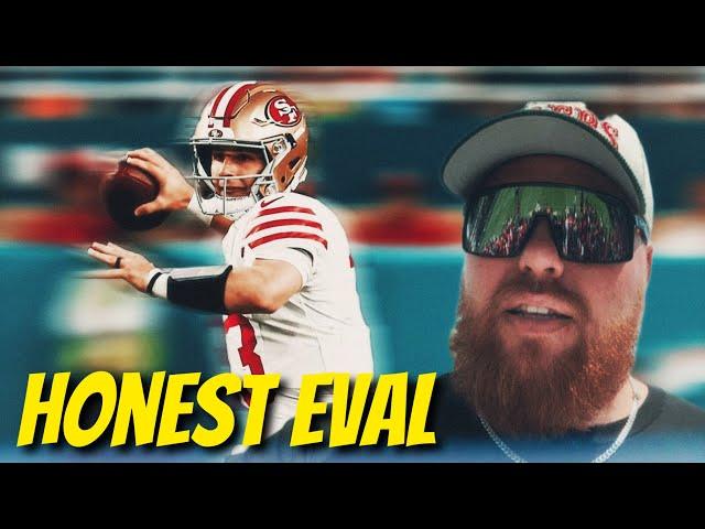 My honest evaluation of 49ers embarrassing loss to Dolphins, OL woes, Brock Purdy at fault for INT?