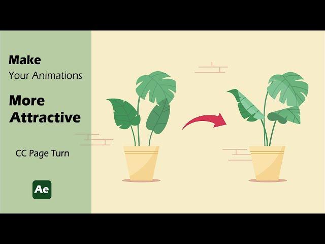 After Effects Tutorials | Wind blowing Animation with Page turn effect