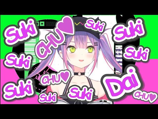 [Tokoyami Towa] Suki Suki Daisuki Chu [Vtuber translation, Hololive Eng Sub]