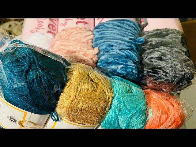 Guchet and Amazon Haul 4 | Yarn | #guchet #mysterybox #crochet #unboxing #haul #mysterybag #yarn