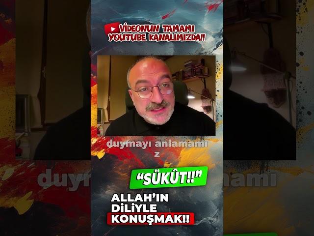 SÜKÛT!! AVAM DİL İLE.. ARİF KALP İLE.. AŞIK SIR İLE.. | Sükût: Allah'ın Diliyle Konuşmaktır!. #sükut