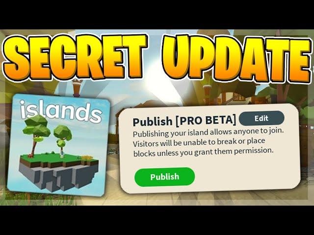  ANIMALS SOON, Island Names, Duplication Glitch Fixes, & MORE! (Roblox Islands SECRET UPDATE)