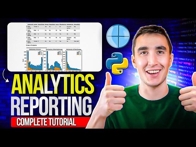 Comprehensive Analytics Reporting Tutorial with Python & Quarto!