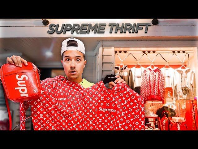 I Went Shopping At The Cheapest Supreme Thrift In The World!